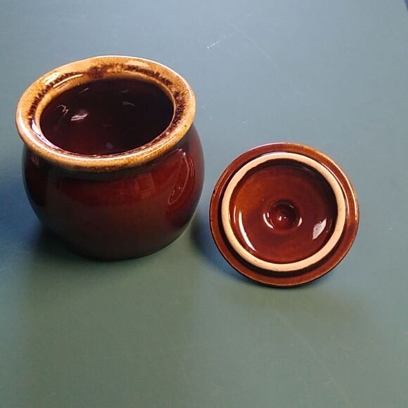 Vintage Brown Ceramic Creamer and Sugar Group - Picture 2 of 8